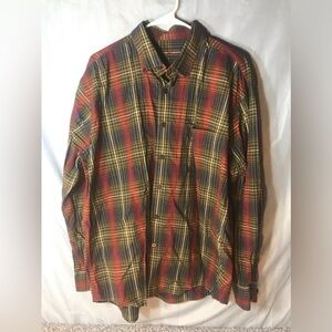 ALAN Flusser Long Sleeve Button Down Polo Size XL